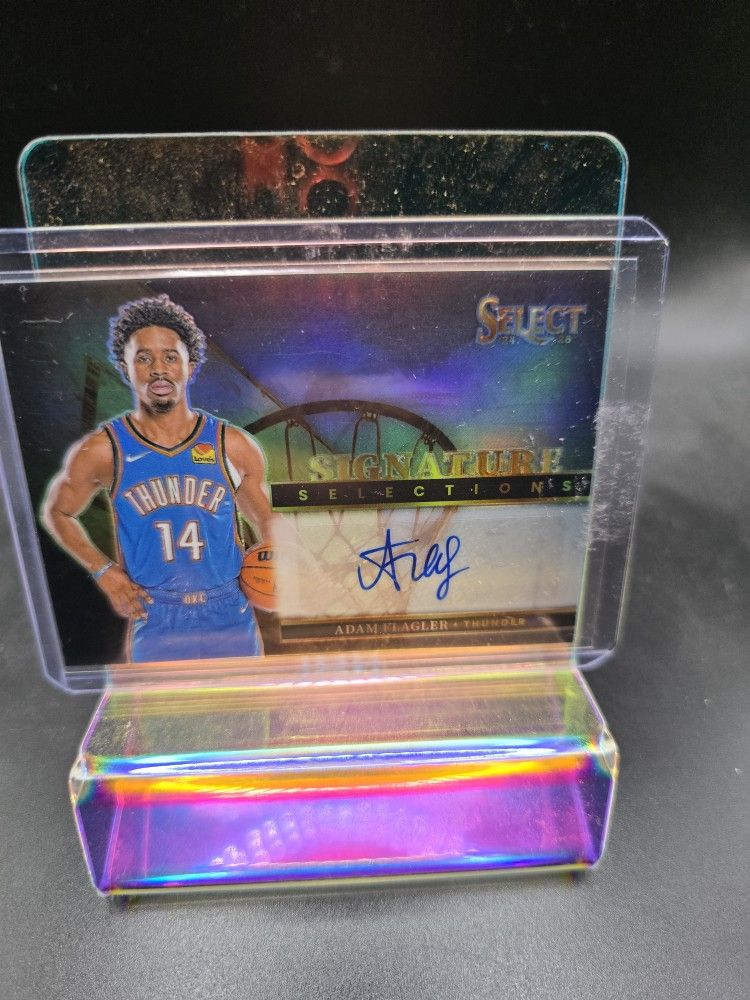 2024-25 Panini Select - Signature Selections Adam Flagler #SS-FLG (AU, RC)