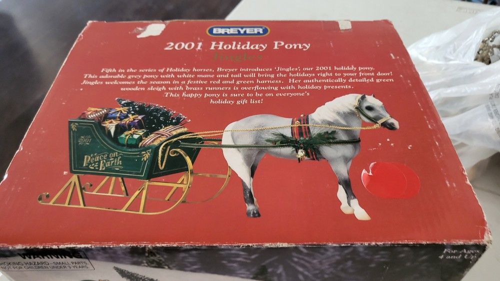 その他 B. BREYER 2001 Holiday Pony Jingles Holiday Horse 2001 - Jingles Holiday Pony | BreyerHorseRef