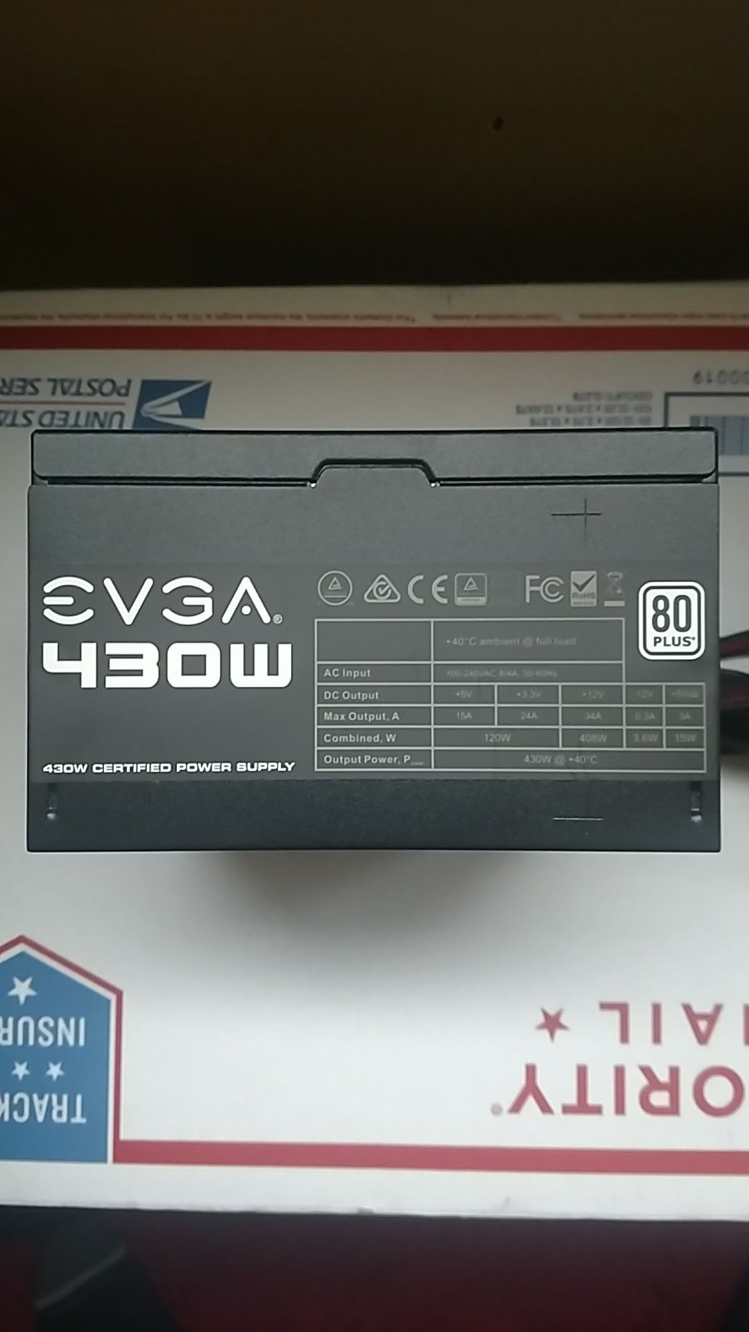EVGA 430W 80+ Non-Modular PSU