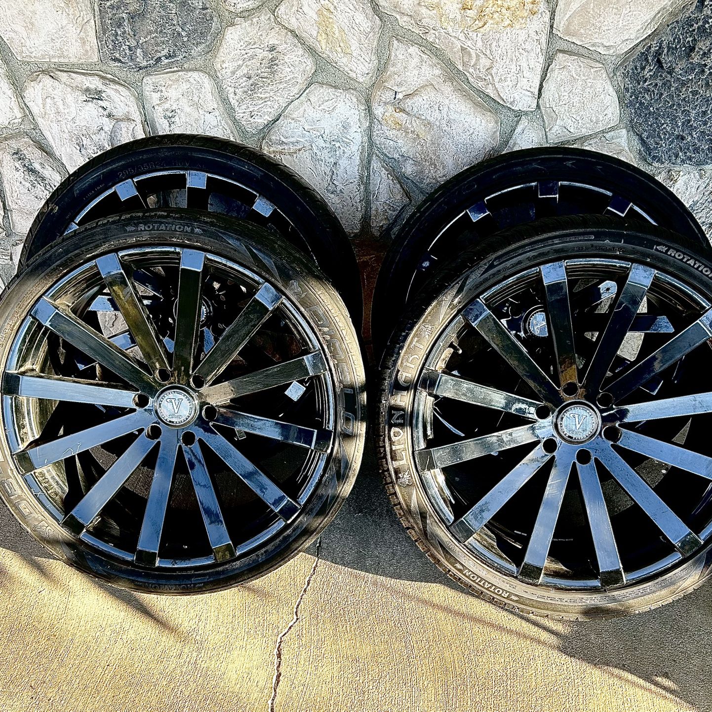 Black 24 Inch Rims for Sale in City Of Industry, CA - OfferUp
