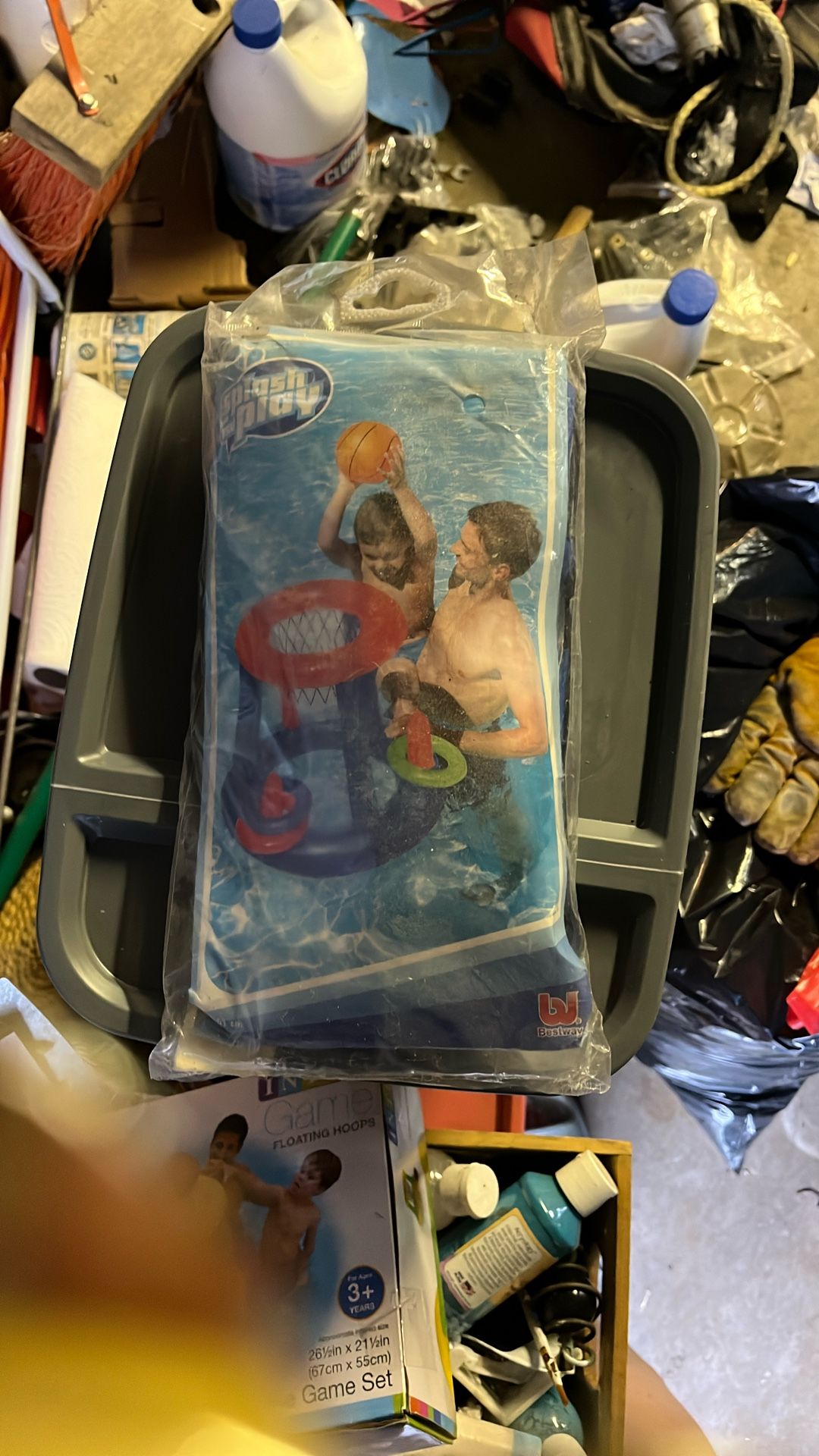 Pool Basketball Game I Floatable Hoop