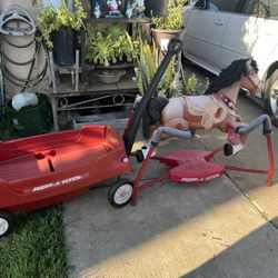 Wagon And Horse