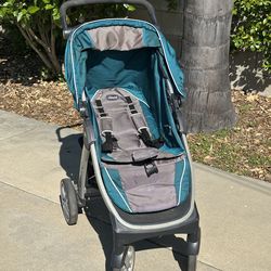 Chicco Bravo Stroller – Easy One-Hand Fold – Good Condition