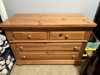 Dresser With Removable Bookshelf And Matching Nightstand