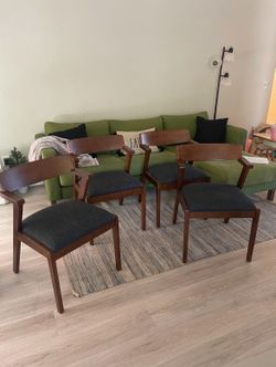 Dinning Chairs - Walnut Chairs - Modern Dinning Chairs - Chairs