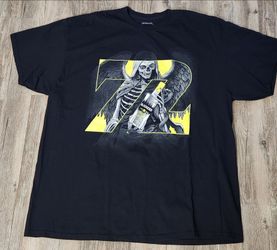 Metallica Concert Mens Black M72 Blackened Whiskey Tour shirt 2XL 2023 Skull