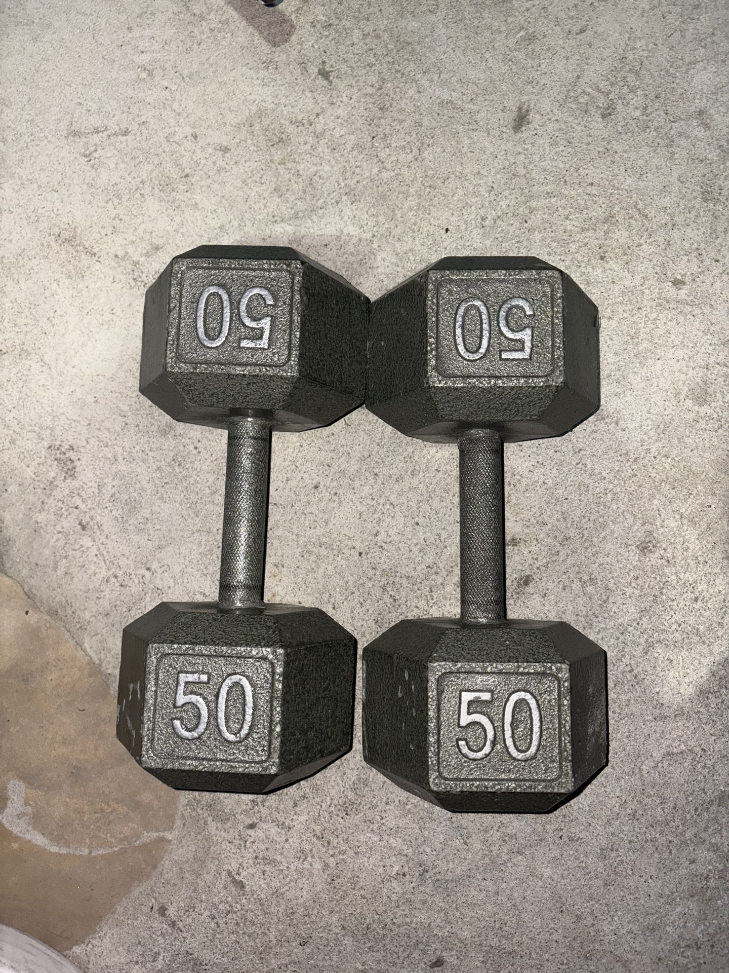 50 Pound Dumbbells