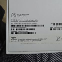 IPhone 14 Pro, 128gb