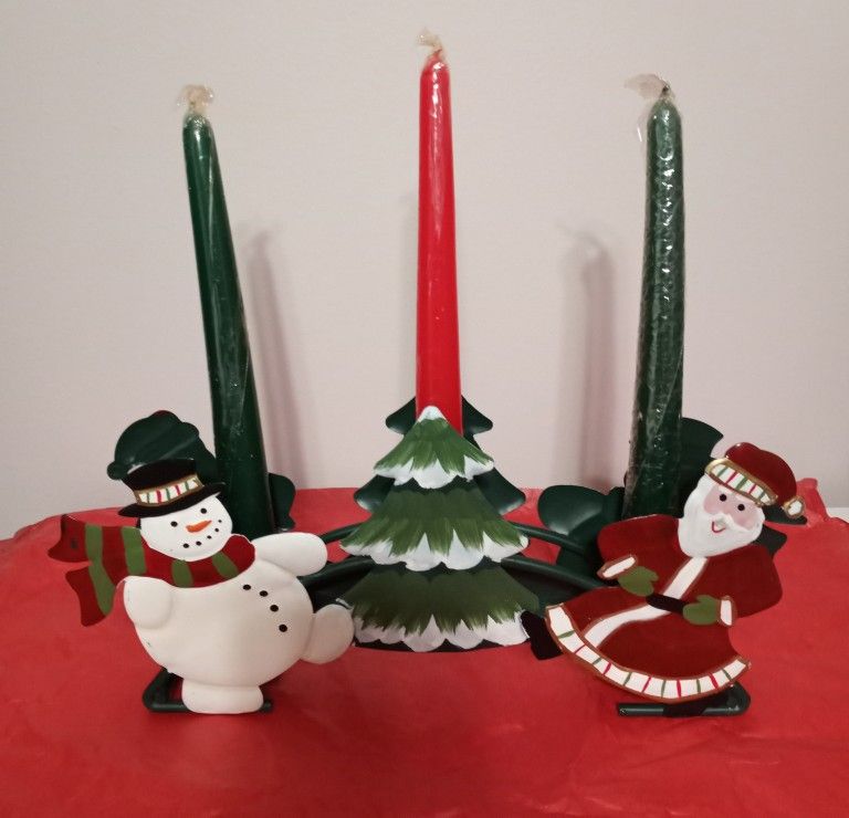 Christmas Themed Candle Holder 