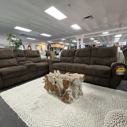 🤩🤩New Recliner Sofa & Love Seat On Furniture Liquidation 🤩🤩 Both Pieces For $699 !!!