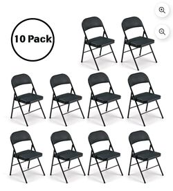 🪑🔥✨ BRAND NEW 10-PACK FOLDING CHAIRS! ✨🔥🪑