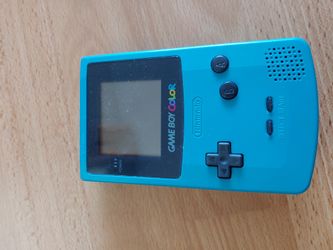 Game Boy Color (Turquoise/blue) - Front light MODDED