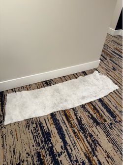 Plush fake snow-2 by 6 feet