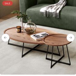 2 Coffee Tables Wood