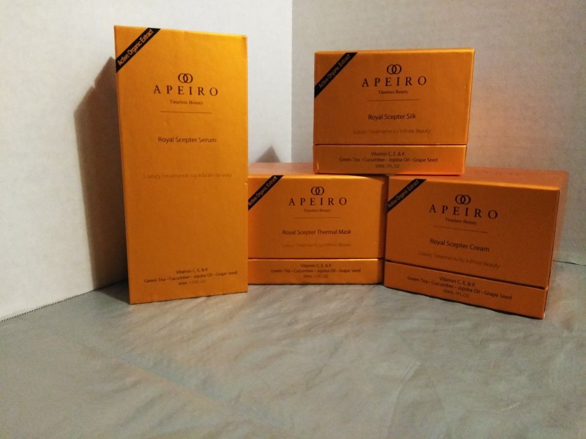 APEIRO TIMELESS BEAUTY FACIAL CREAMS. BY INFINITE BEAUTY. EACH SALE'S FOR OVER $2000 A PEACE!