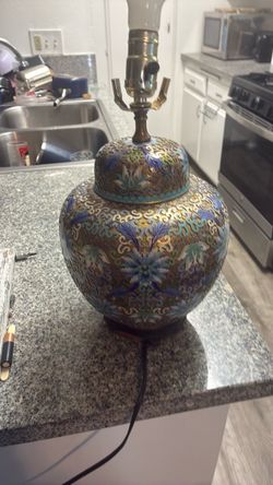 vintage lamp Brass vintage lamp