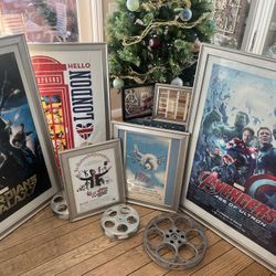 Home Theater Decor, Framed Movie Posters
