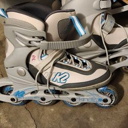 Women's Inline Roller Skates Like New K2 Size 8
