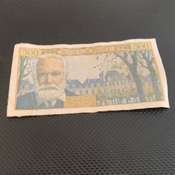 1958 500 Note Banque Of France