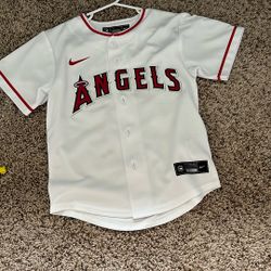 Kids Boys Mike Trout Angeles  jersey Size 7 Large 