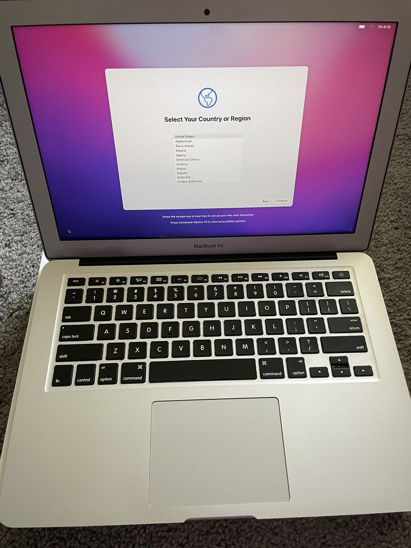 MacBook Air 13 in