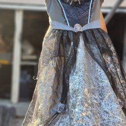 Kids M Spider Girl Costume With Veil 