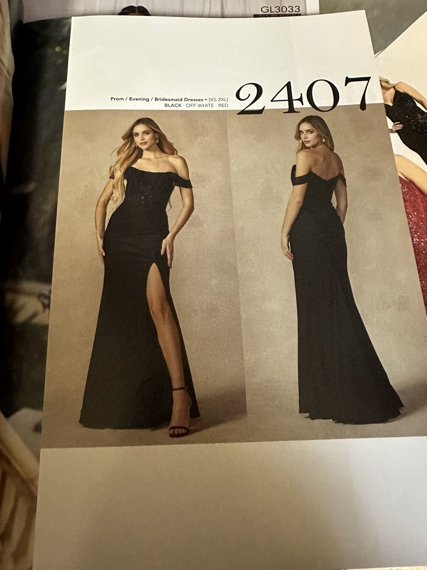 black prom dress