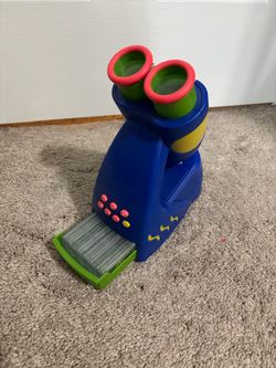 Kids microscope with slides