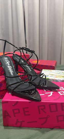 CAPE ROBBIN ADA STRAPPY OPEN STILETTO HEELS