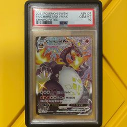  Pokémon Charizard VMAX Shining Fates PSA 10
