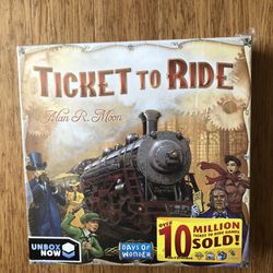 New! Ticket To Ride Board Game