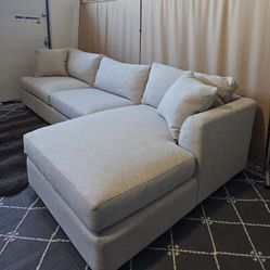 branded gray sofa L furniture manufacturer Klaussner Home Furnishings