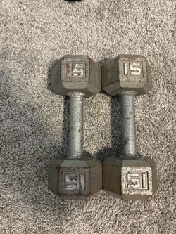 15 LBS Dumbells
