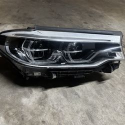BMW 530 540 M5 M550 Headlight 2017-2020 Right AFS LED (contact info removed)-03 OEM COMPLETE