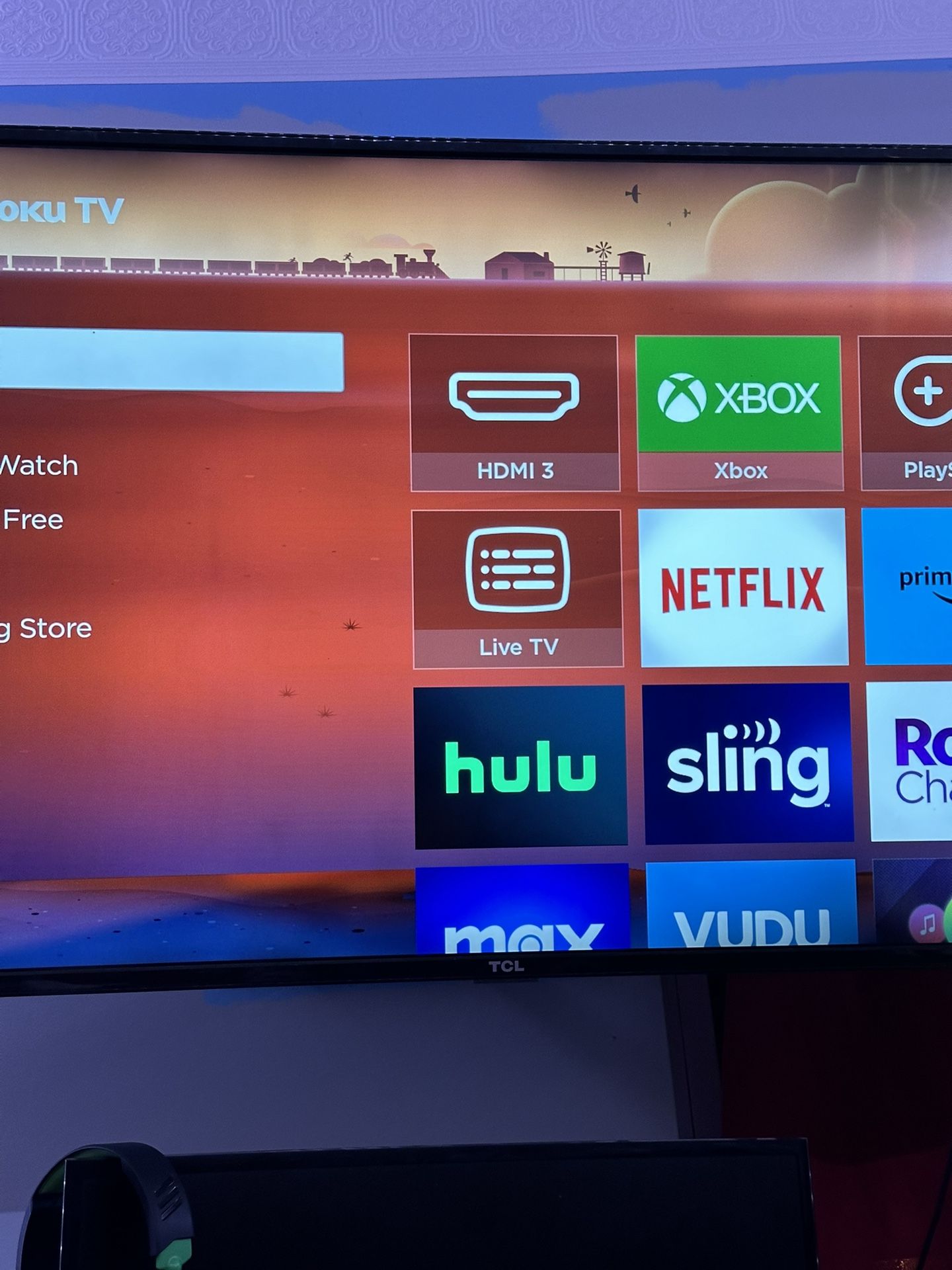 55inch TCL Roku