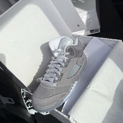 Jordan 5 wolf grey 5y