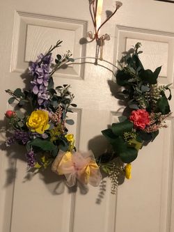 Door floral wreath