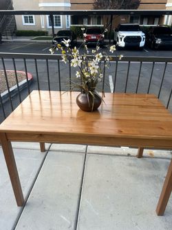 Wood table