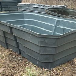 Tub, RR, Large Containers for Sandbox, Raised Flower or Strawberry Bed