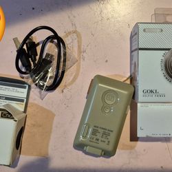 Goki 6000mAh Selfie Power Bank Portable Phone Battery iPhone Android w Shutter Photo Camera Control