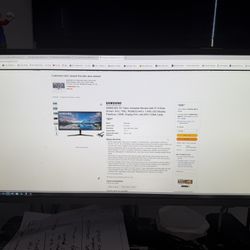 Samsung 34" Ultrawide Monitor  wide screen  
