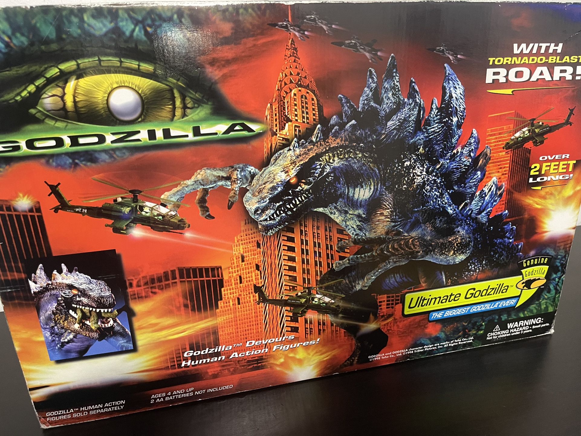 Trendmasters 1998 Ultimate Godzilla Electronic Figure New