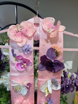 Graduation sashwith flowers and rhinestones