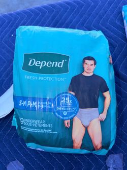 Depend men diapers size S only used 2 it’s likes news