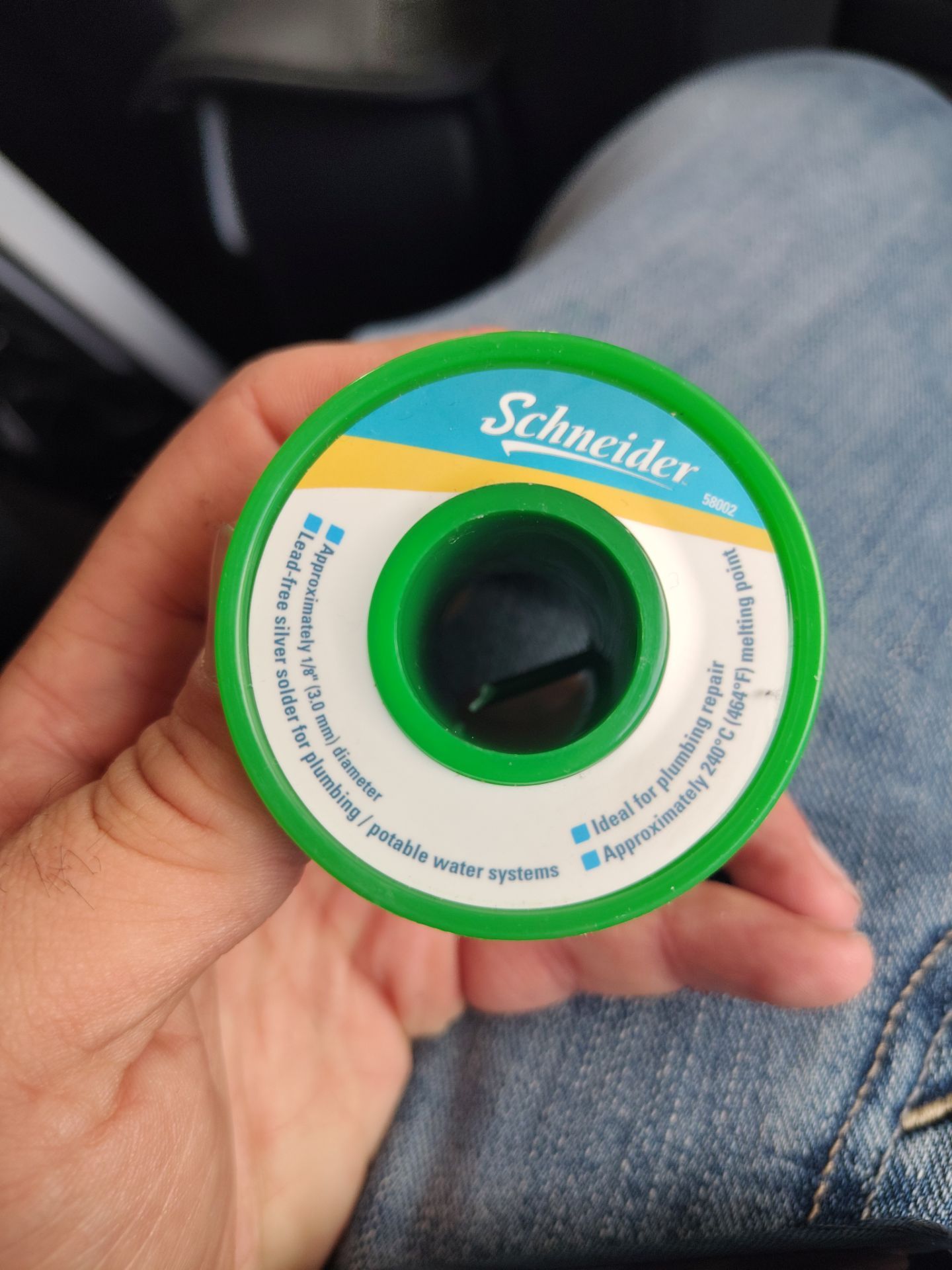 Silver plumbing solder