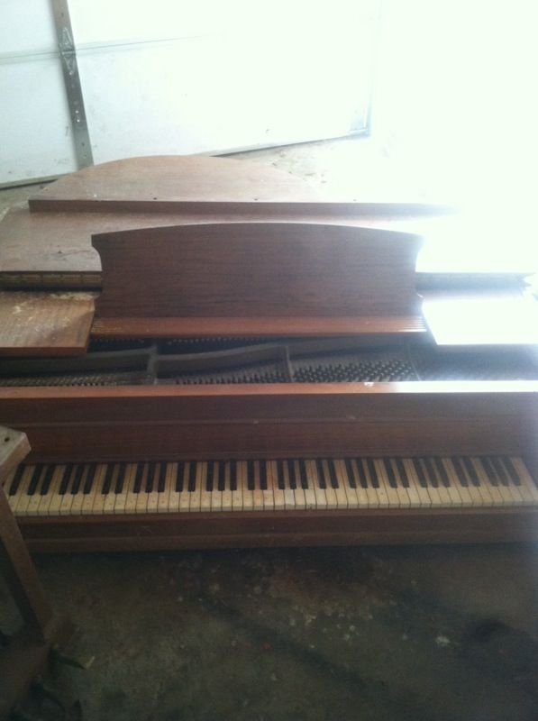 Baby grand piano