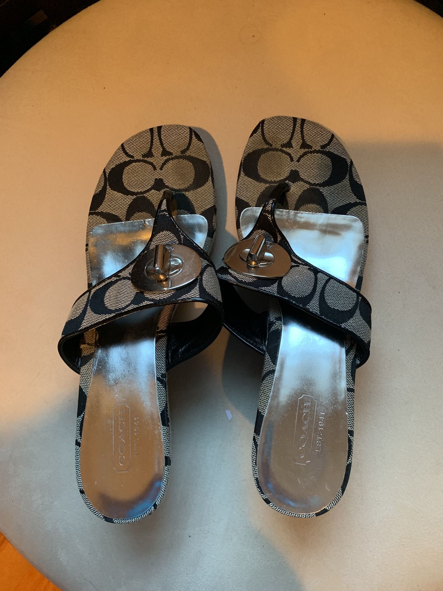 Brand new Coach Shoes 100% authentic black/Gray size 7/8