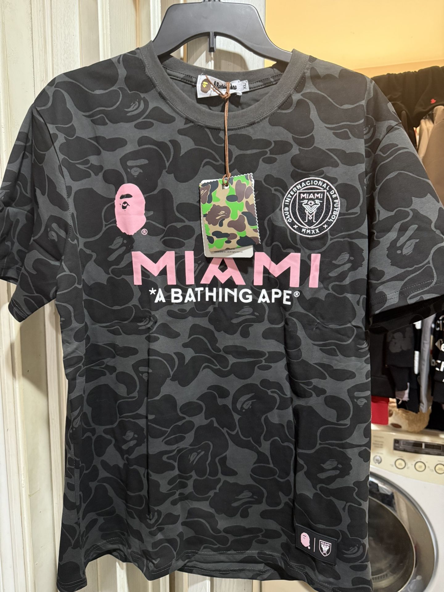 Bape X Inter Miami Camo T Shirt