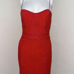 Banana Republic Tweed Red Dress