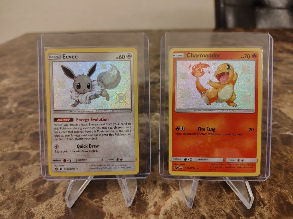 Shiny Eevee and Charmander🔥